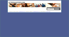 Desktop Screenshot of aftershopper.com